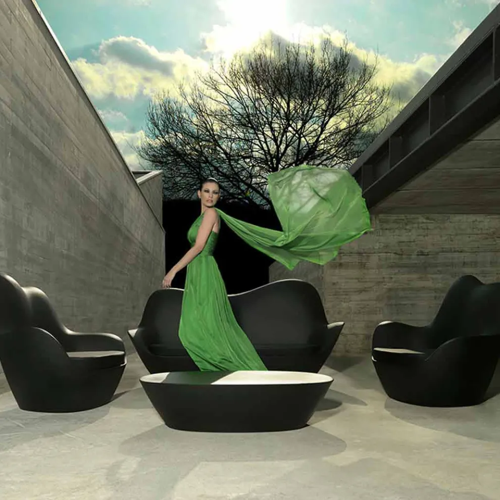 Moderner Gartensessel aus Polyethylen, Sabinas von Vondom