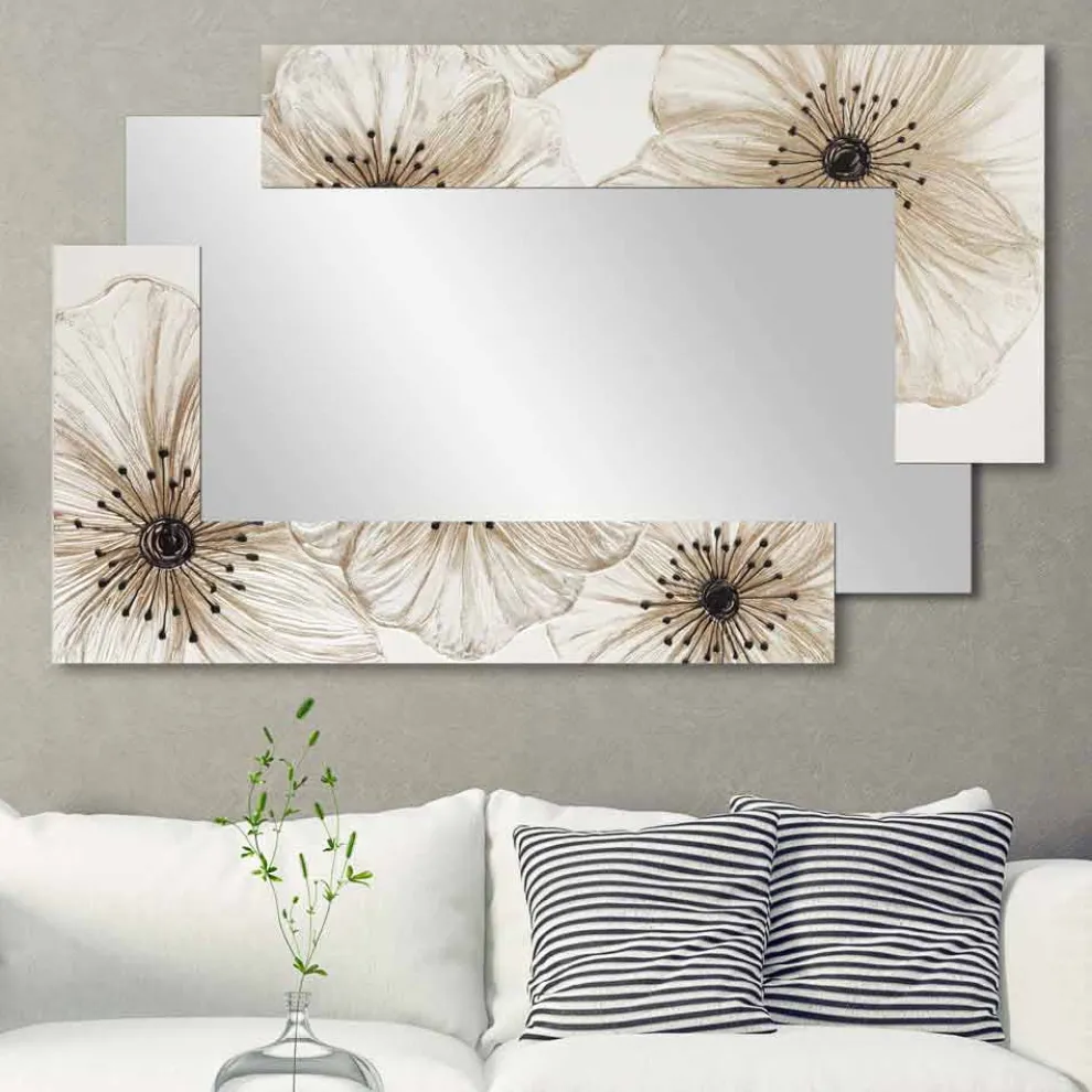 Wandspiegel in modernem Design Sabbiate Viadurini Decor