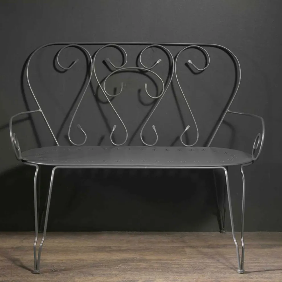 Gartenbank ganz aus Metall - Archiv