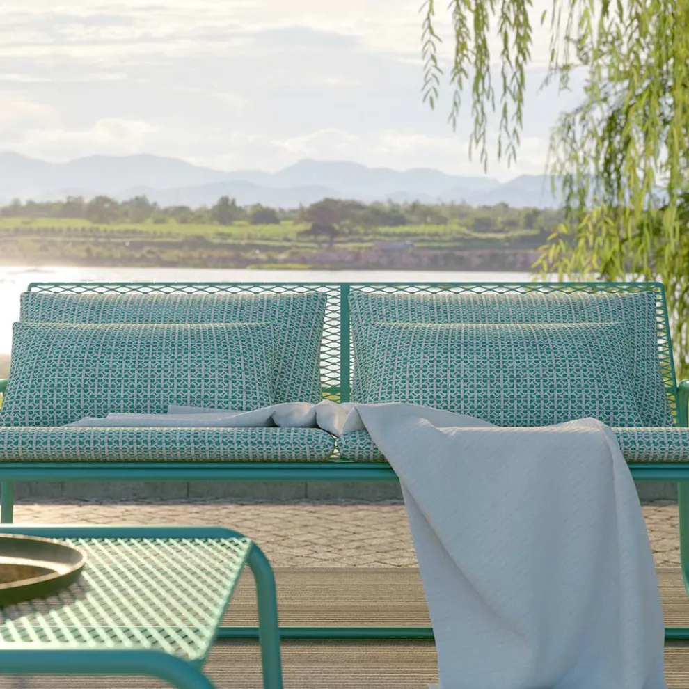 Metallsofa für den modernen Garten Hochwertige Made in Italy - Karol