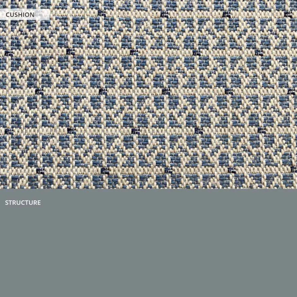 Metallsofa für den modernen Garten Hochwertige Made in Italy - Karol