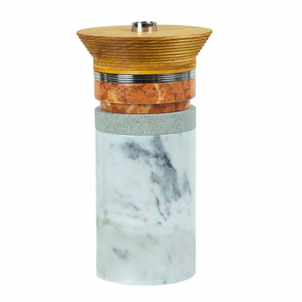 Aperitif-Zubehör Cocktail-Instrumente aus Marmor, Holz und Stahl - Norman