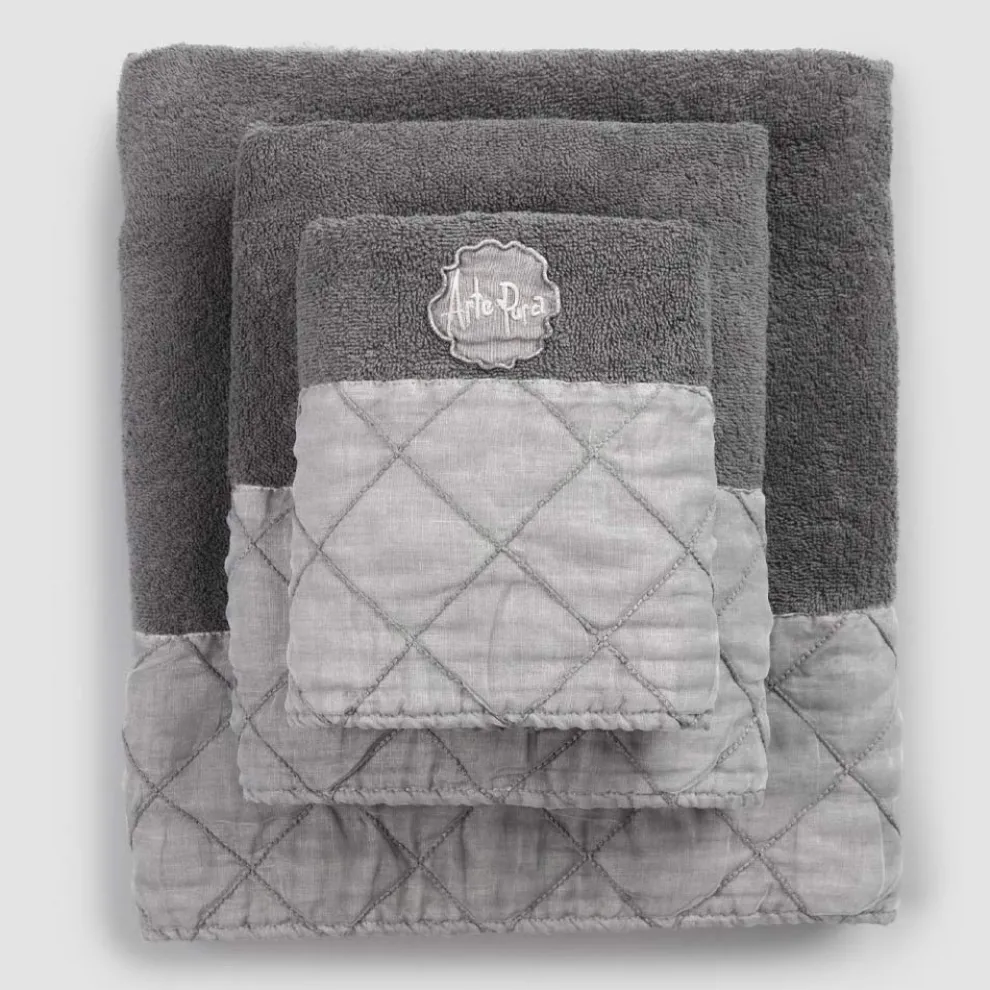 Gesichts-, Gästetuch- und Frottierhandservice mit Luxusdekor - Hassim