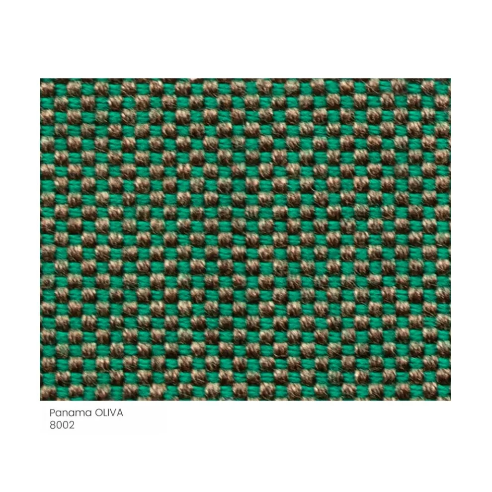 Gartenhocker gepolstert und bezogen mit Stoff Made in Italy - Butter