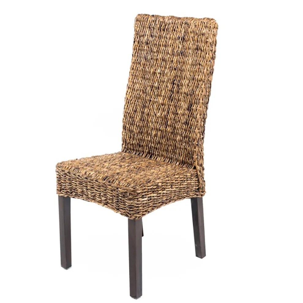 Outdoor-Stuhl in Bananengeflecht mit Sitzkissen - Safari