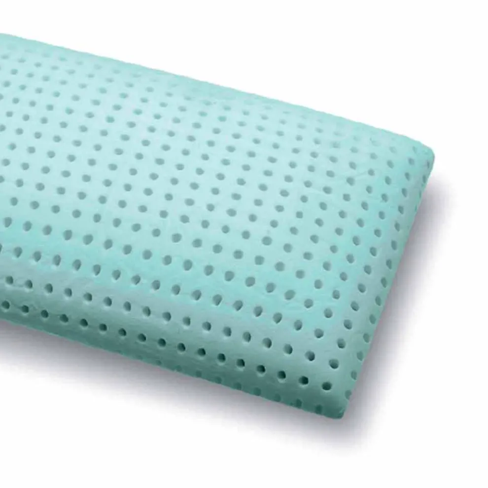 Kopfkissen aus Memory Aloe Feel perforiert H 15 cm, 2 Stücke – Limoges