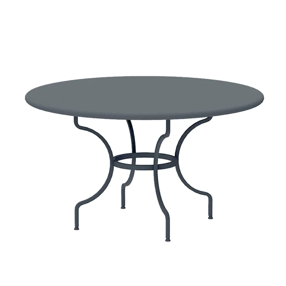 Runder Gartentisch aus verzinktem Stahl Made in Italy - Sibo