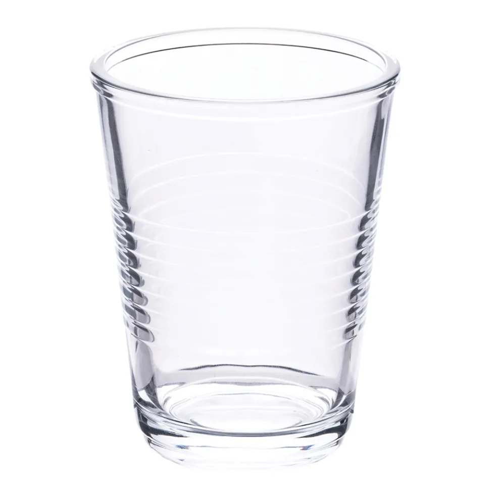 12er Set Wassergläser 270 ml aus handgefertigtem Glas - Tasse