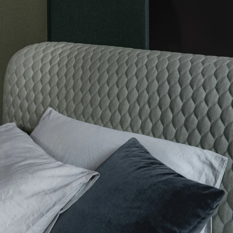 Doppelbett, ohne Behälter, modernes Design Corolle von Bolzan