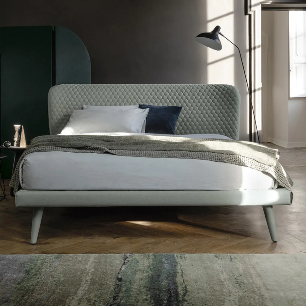 Doppelbett, ohne Behälter, modernes Design Corolle von Bolzan