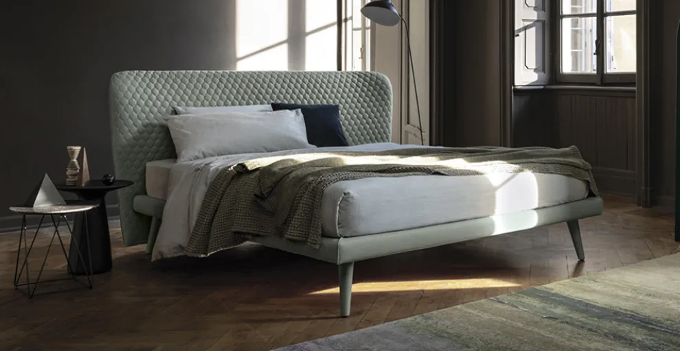 Doppelbett, ohne Behälter, modernes Design Corolle von Bolzan