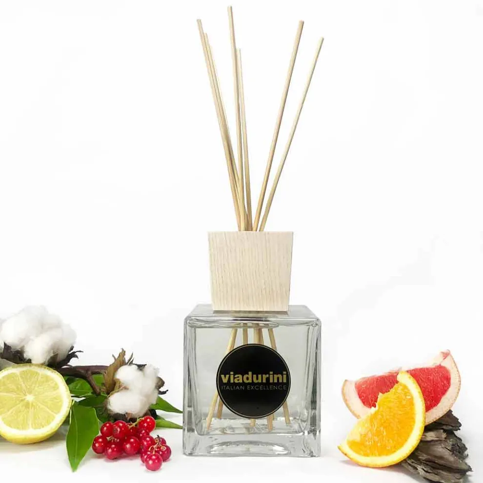 Raumduft Baumwolle und Hanf 500 ml mit Stäbchen - Acquadipositano