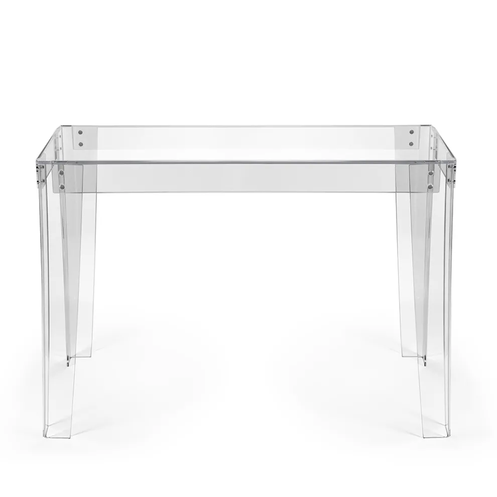 Transparenter Schreibtisch aus Plexiglas Modernes Design Made in Italy - Vichy