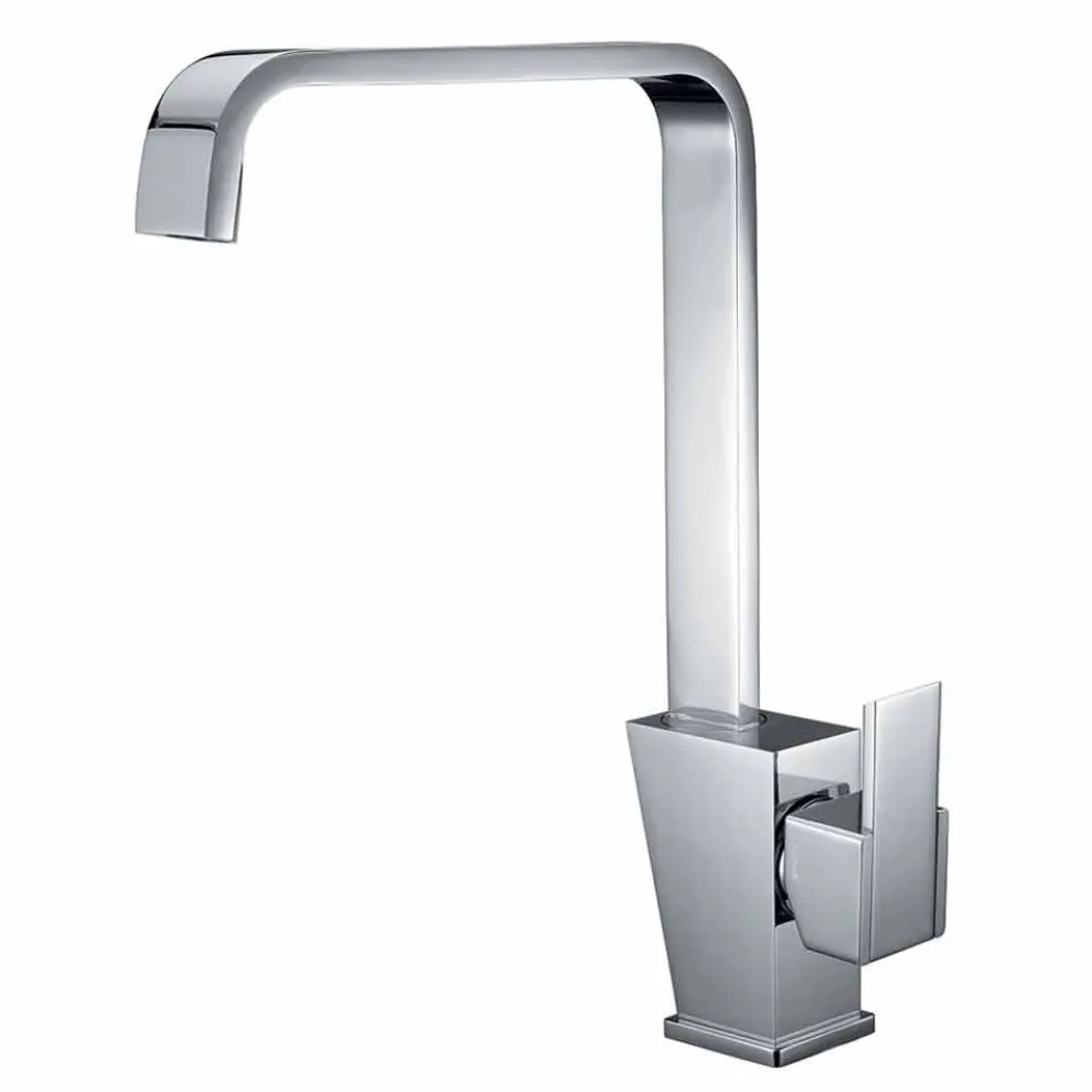 Mischer mit verstellbarem Auslauf für Waschbecken aus Messing Made in Italy - Alibi