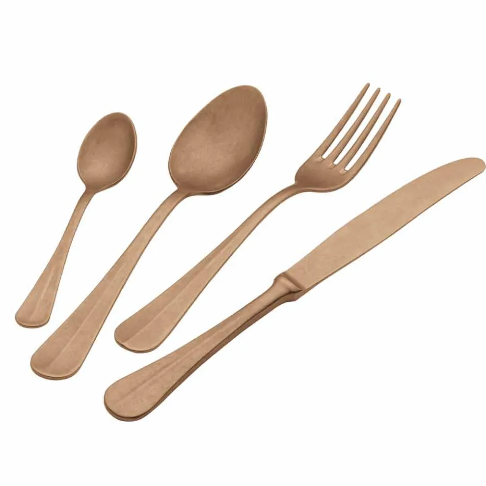 Luxus Design Stahl Besteck Vintage Coloured Effect 24 Stück - Tigger