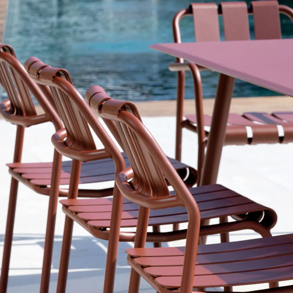 2er-Set Gartenstühle komplett aus Aluminium - Resplendent