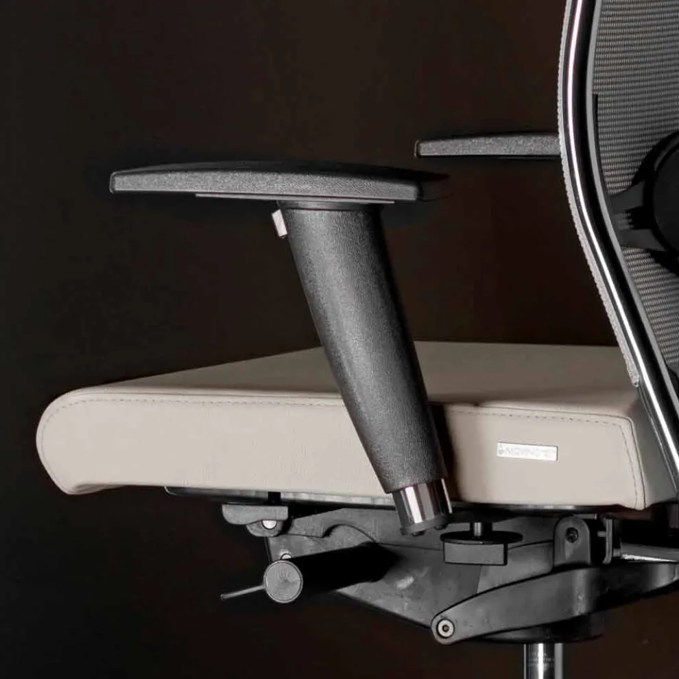 Ergonomischer Bürodrehstuhl mit Rollen und Armlehnen - Gimiglia