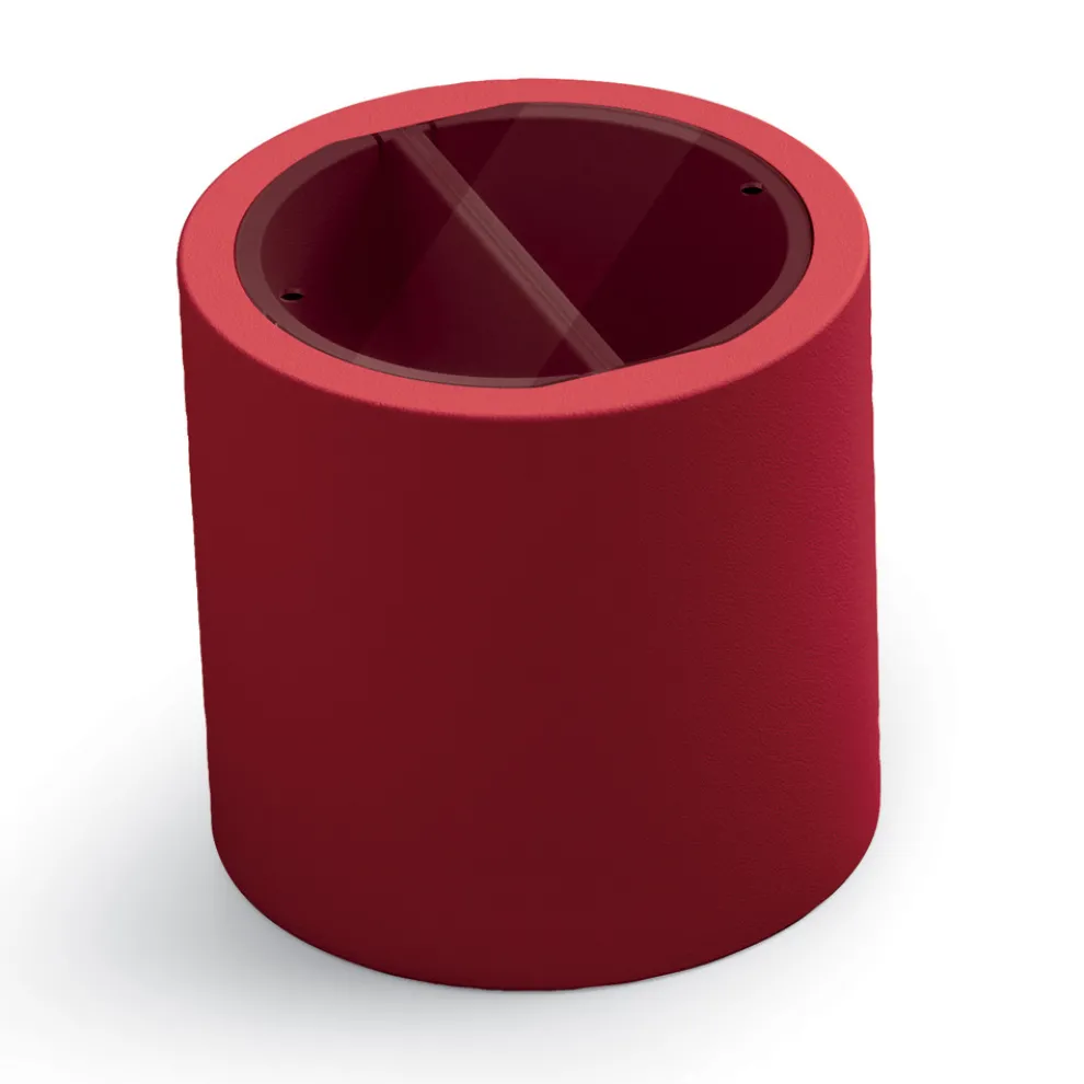 Garten-Couchtisch aus Polyethylen mit Behälter Made in Italy - Stracco