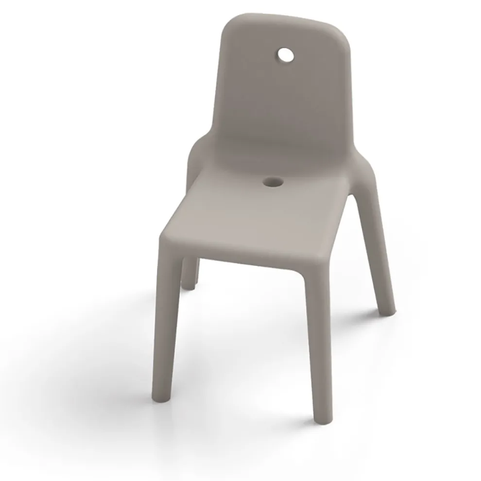 Outdoor-Stuhl aus Polyethylen 7 Farben Made in Italy 2 Stück - Ronnie