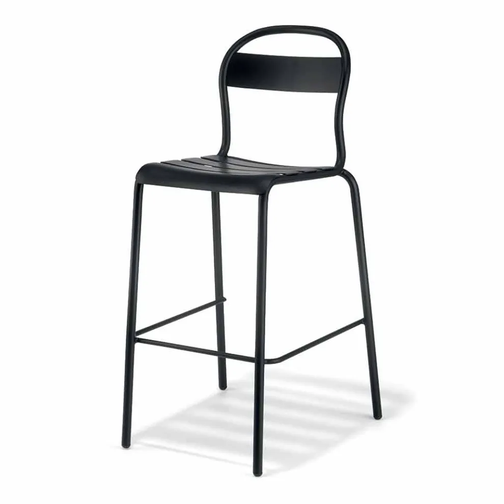 Hoch stapelbarer Outdoor-Hocker Made in Italy, 2 Stück - Trixie