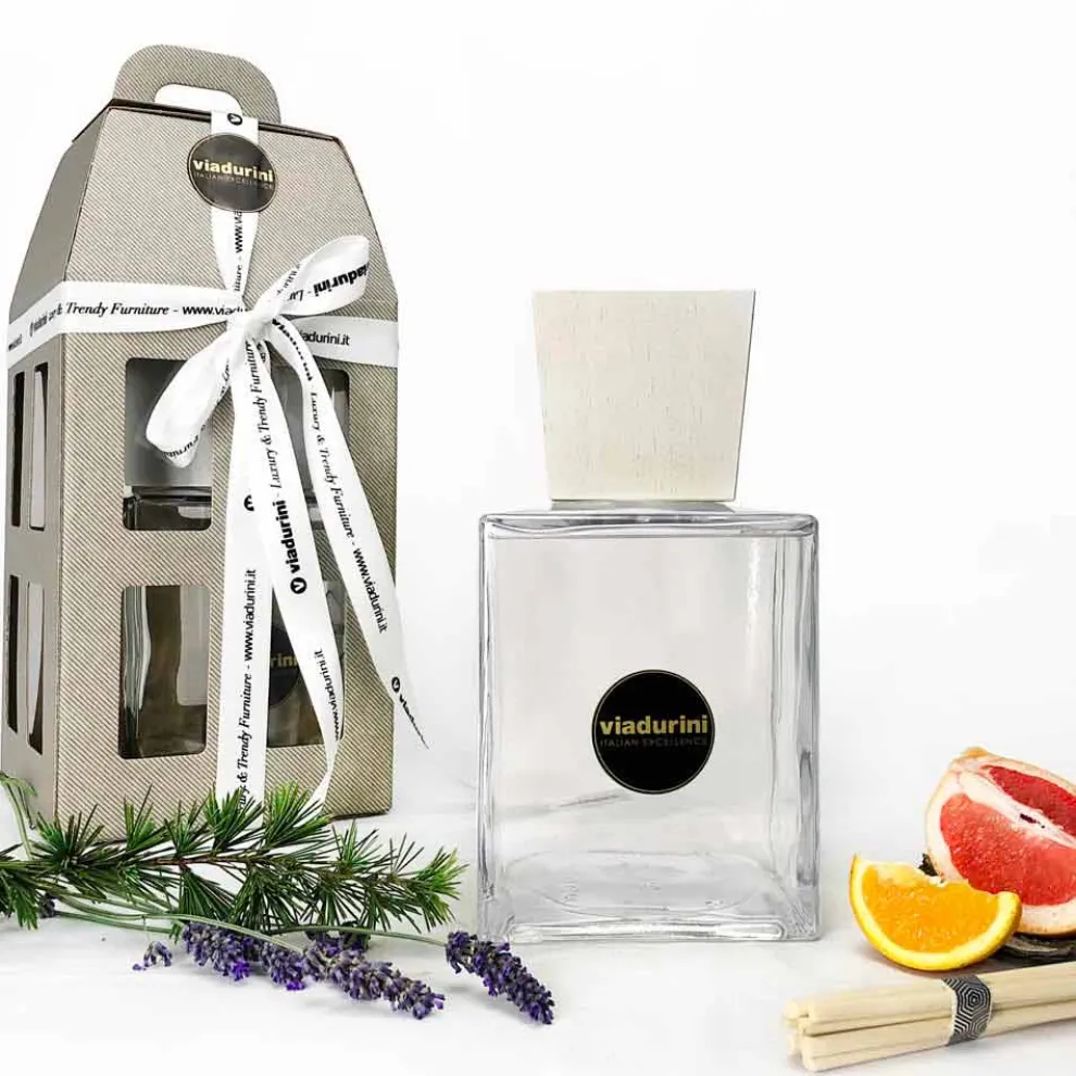 Weißes Leinen Raumduft 2,5 Lt mit Stäbchen - Cuoredifirenze