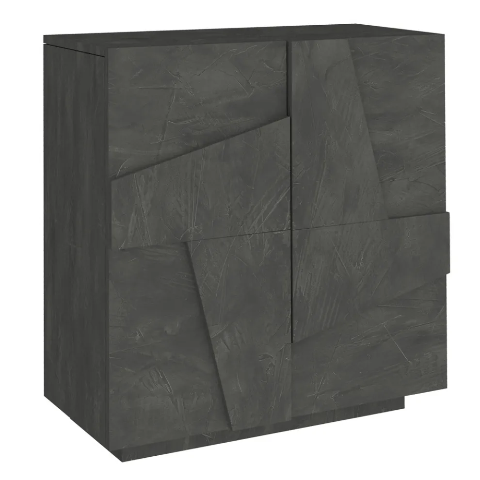 Indoor-Schuhschrank mit 2 Melamintüren Made in Italy - Naditza