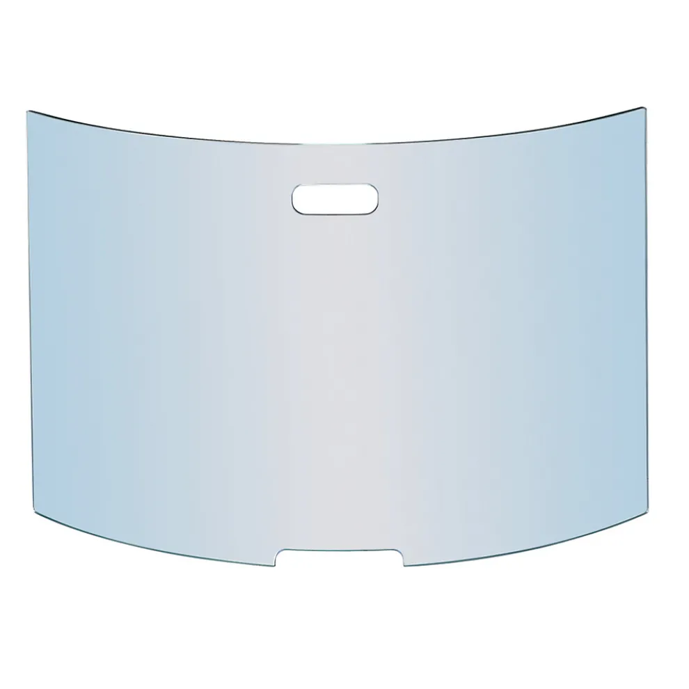 Gebogener Funkenfänger aus gehärtetem Kristall, hergestellt in Italien – Zafu