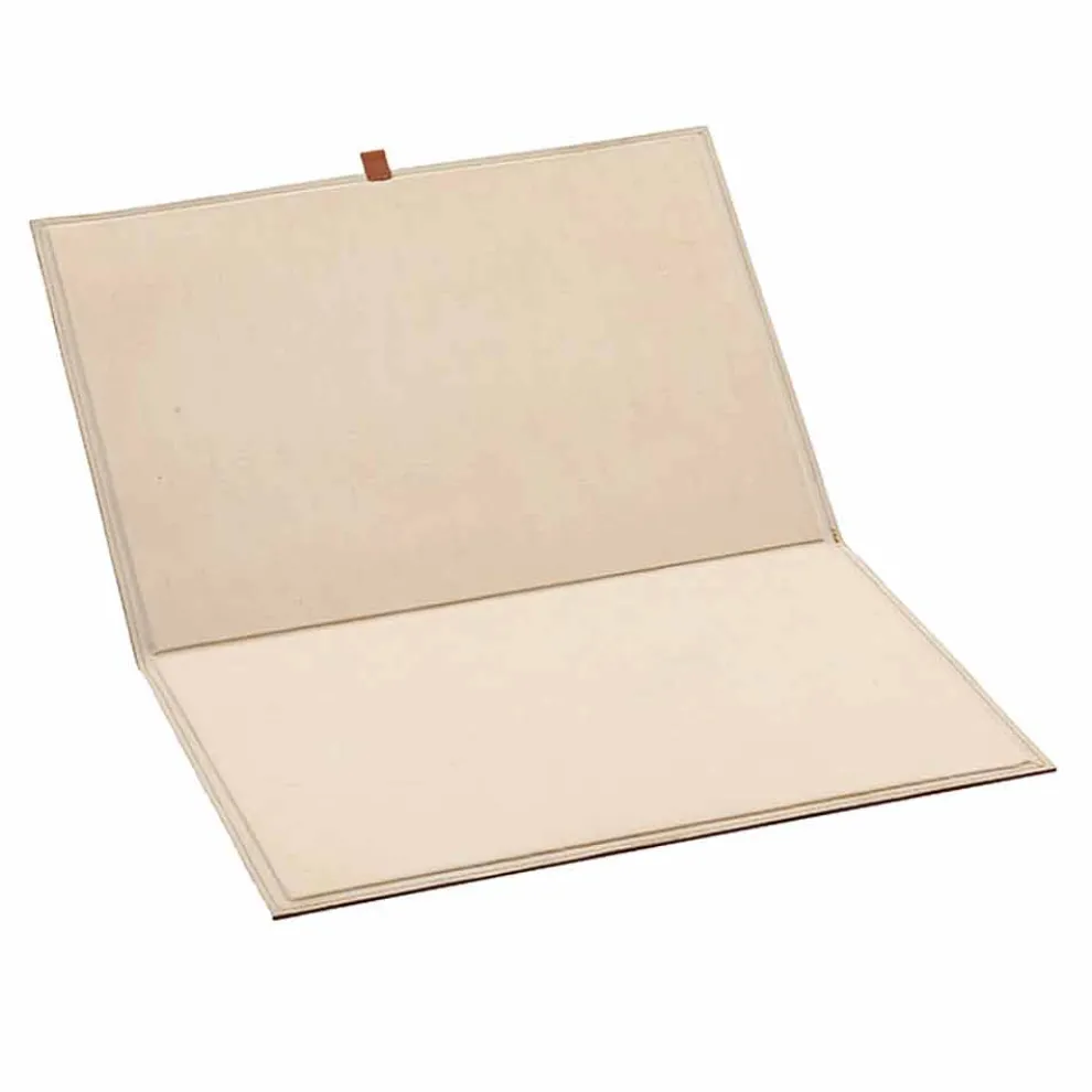 Öffnbarer Designtisch aus regeneriertem Leder Made in Italy - Aristoteles