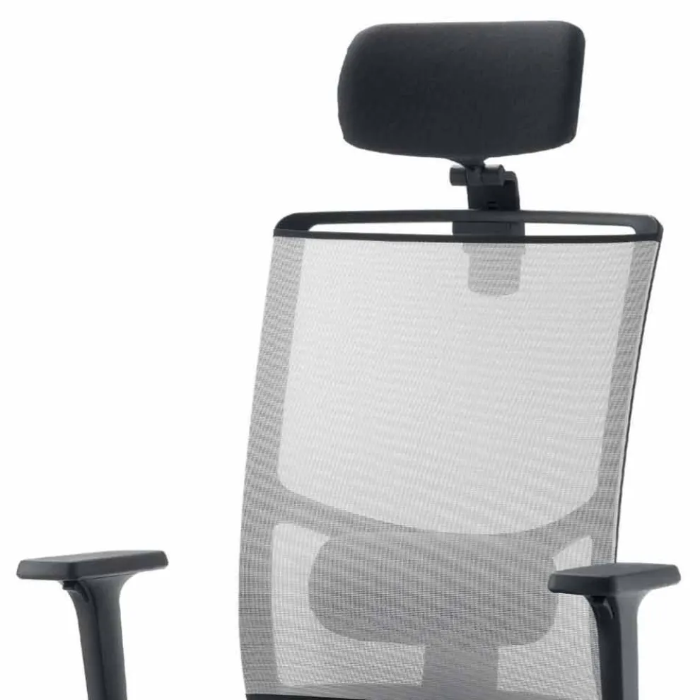 Directional regelbarer Bürostuhl aus Stoff in Italien hergestellt Mina