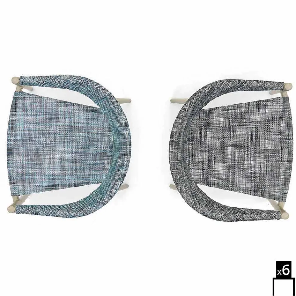 6 Loungestühle Varaschin Clever Set