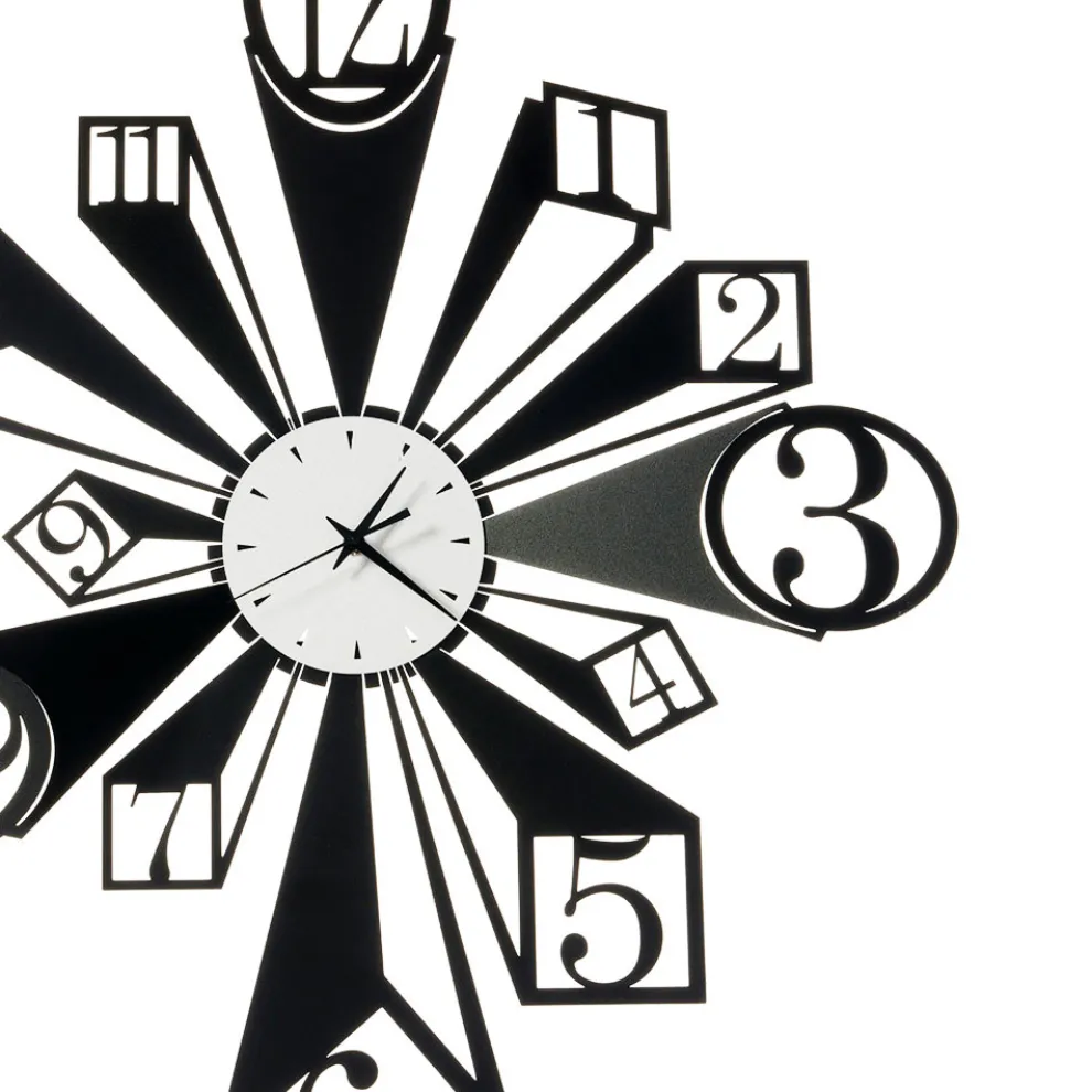 Eisenuhr mit besonderem optischen Effekt, hergestellt in Italien – Rad