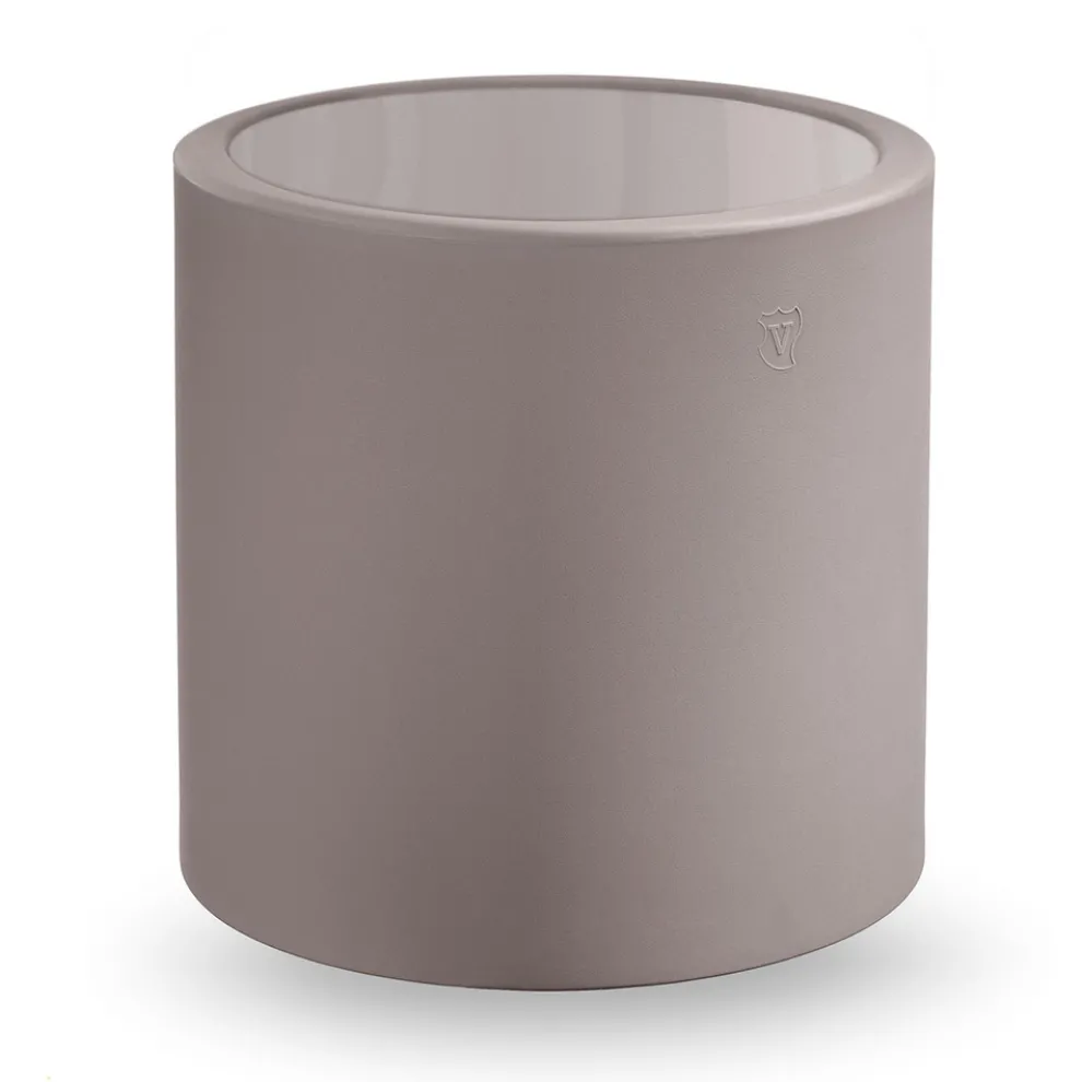 Runder Garten-Couchtisch aus farbigem Polyethylen Made in Italy - Noemi