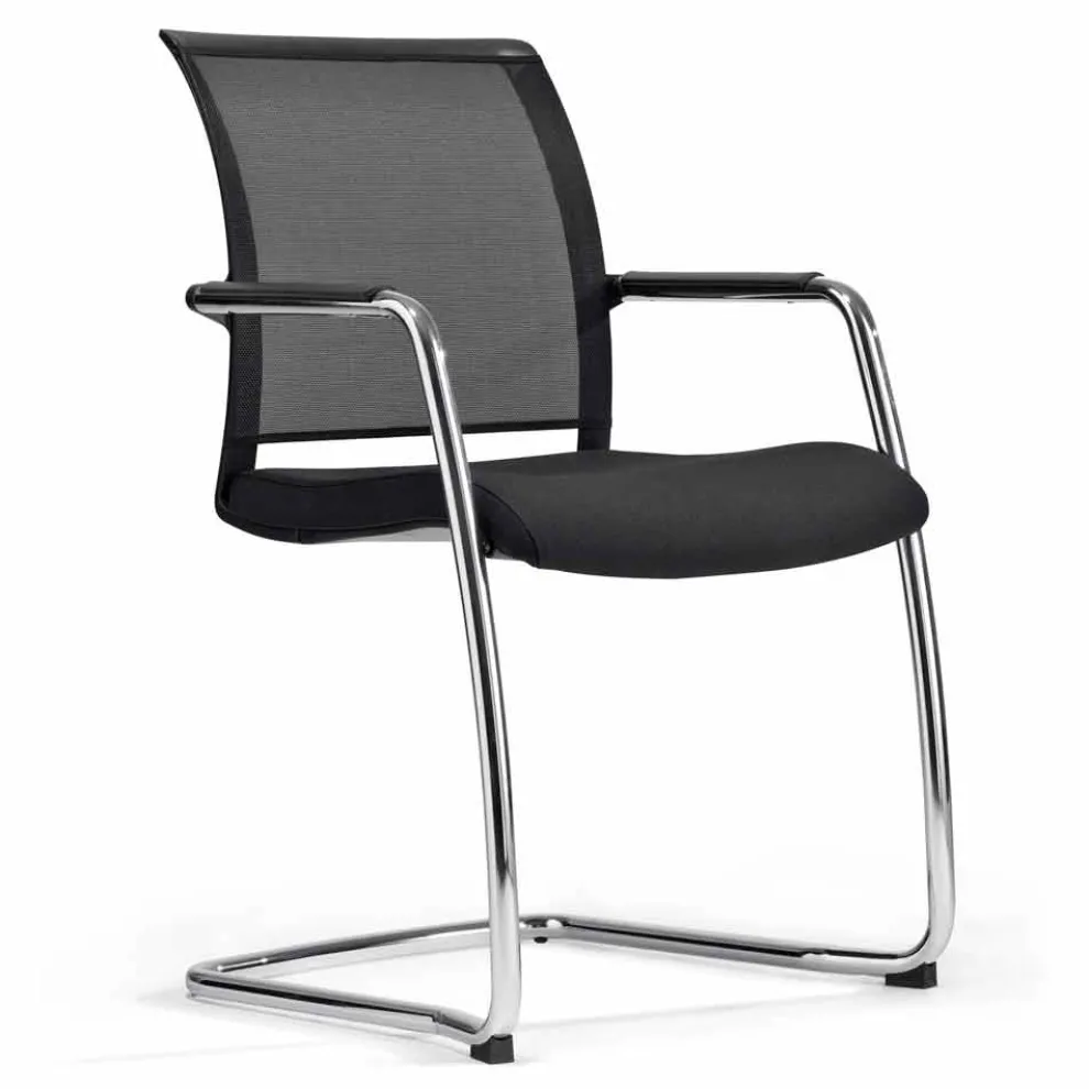 Lehrstuhl Kongresshalle oder Tagungsraum Tecnorete, Stoff, 2 Stück  - Vespasiano