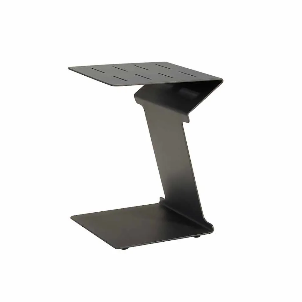 Beistelltisch für Sofa für den Außenbereich in Weiß oder Anthrazit Aluminium - Deniz