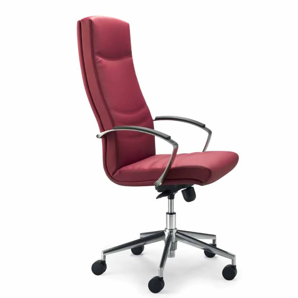 Bürostuhl aus Kunstleder in modernem Design Debora