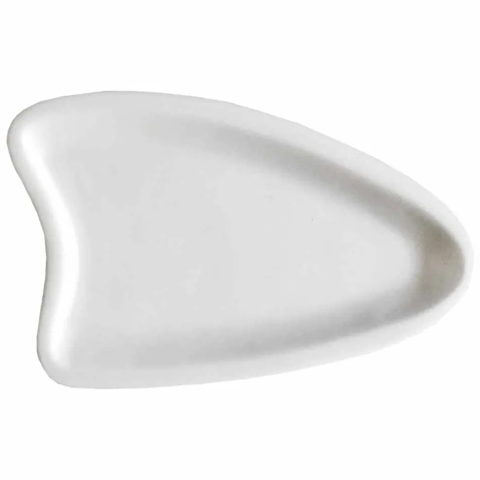 Handgefertigtes Küchentablett aus weißem Carrara-Marmor Made in Italy - Portos