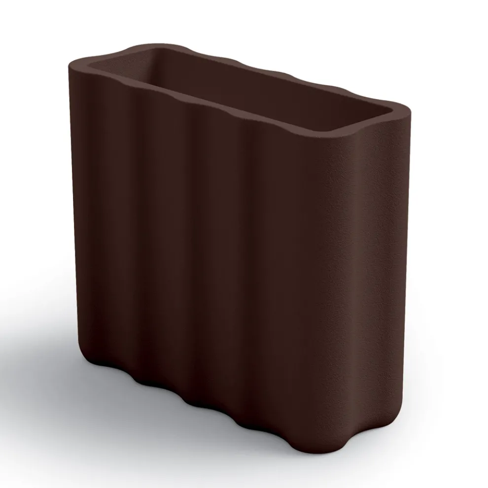 Outdoor-Vase aus farbigem Polyethylen 2 Größen Made in Italy - Barbia