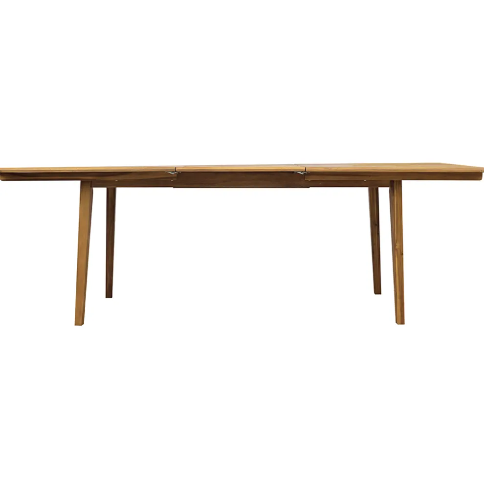 Ausziehbarer Tisch bis 240 cm für den Garten aus Akazienholz - Sereno