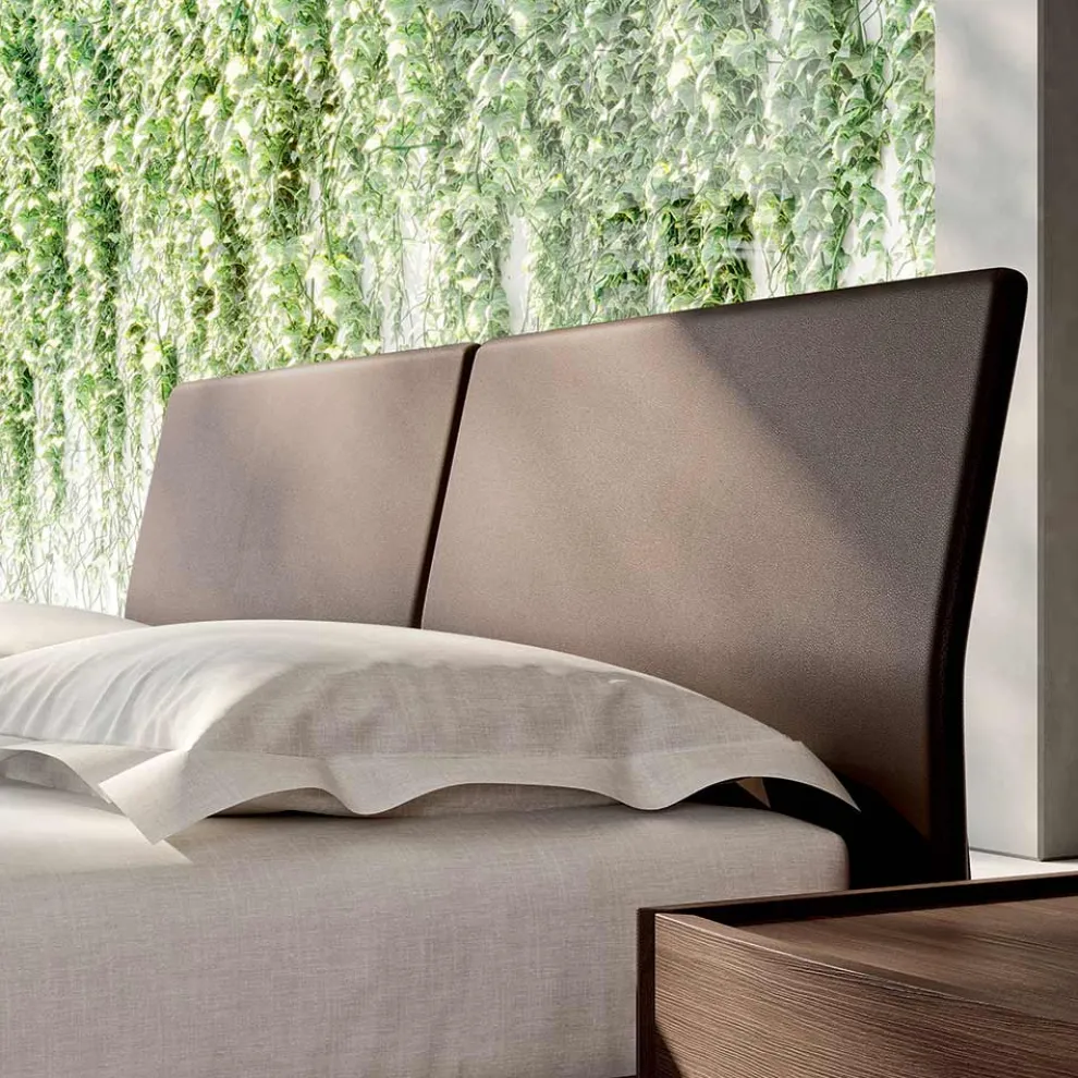 4 Elemente Schlafzimmer mit Doppelbett Made in Italy Luxus - Gamma