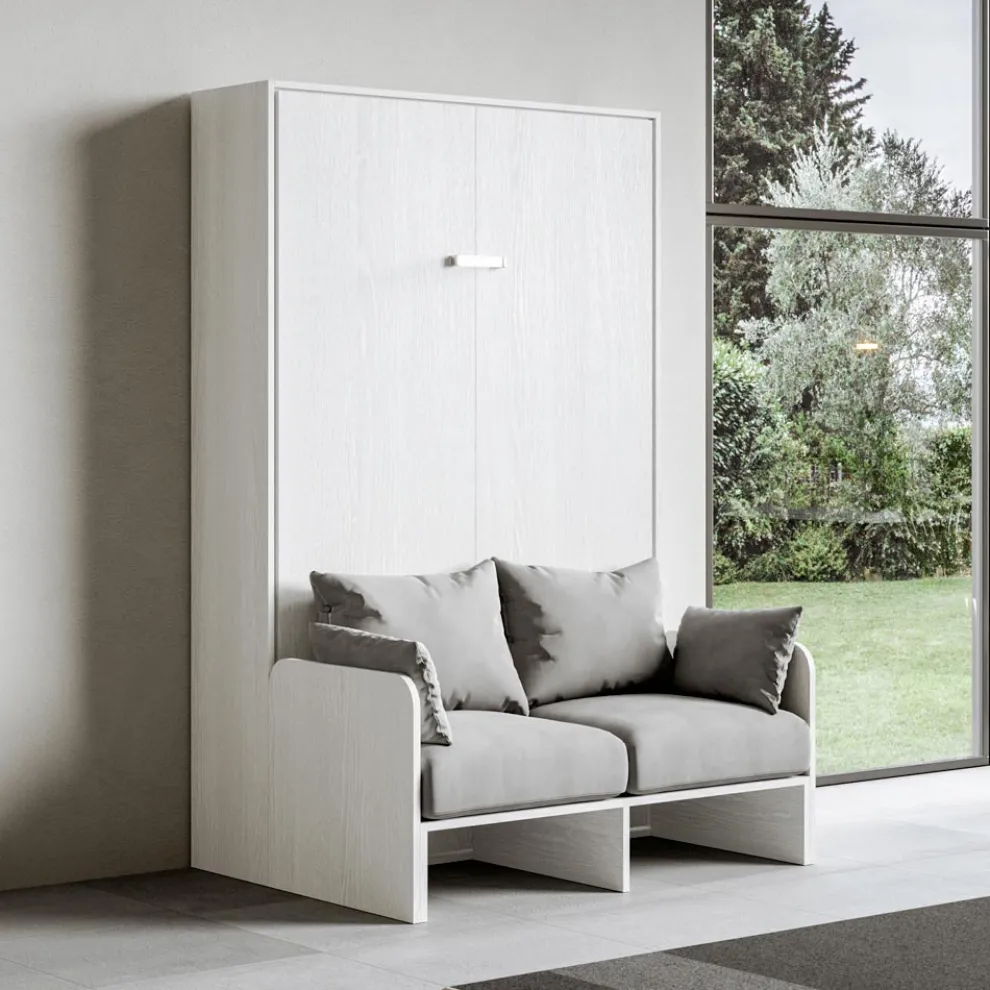 Vertikales Klappbett mit Sofa Made in Italy - Magiccompare