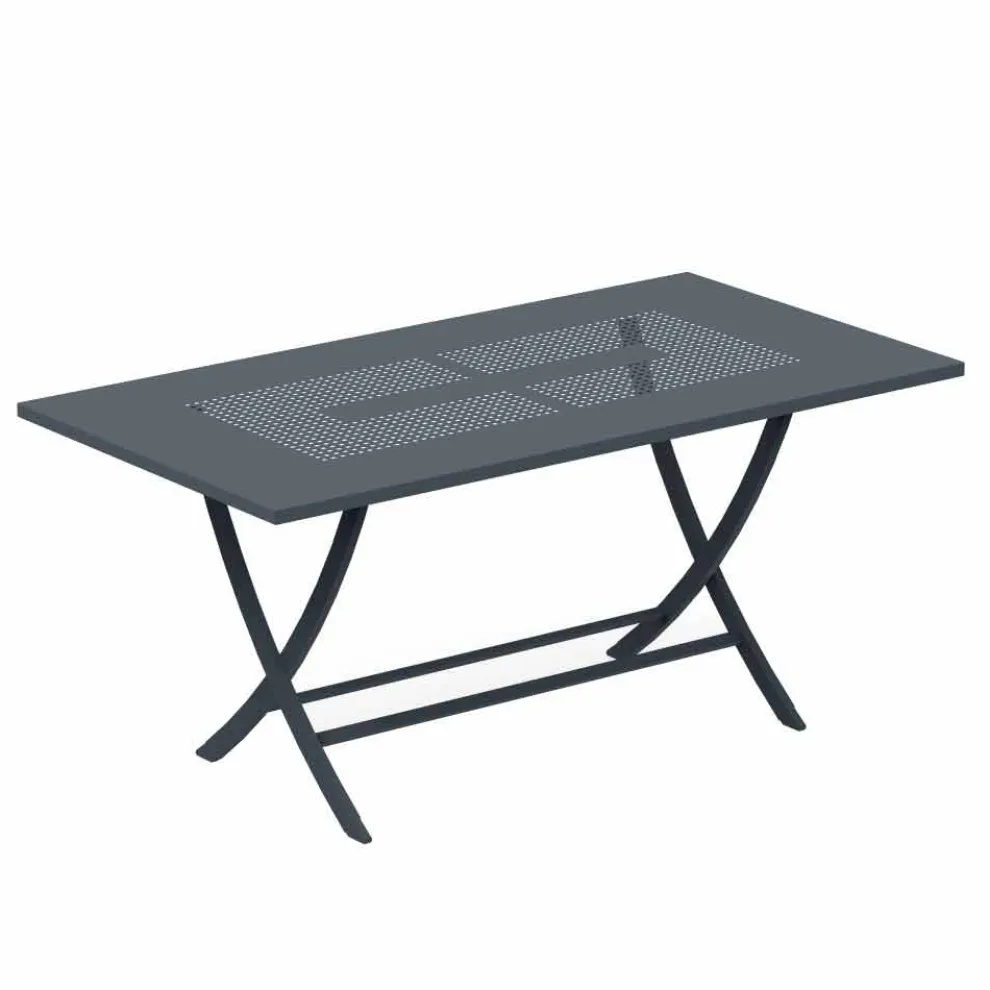 Klappbarer Tisch im Freien aus modern lackiertem Metall Made in Italy - Doria