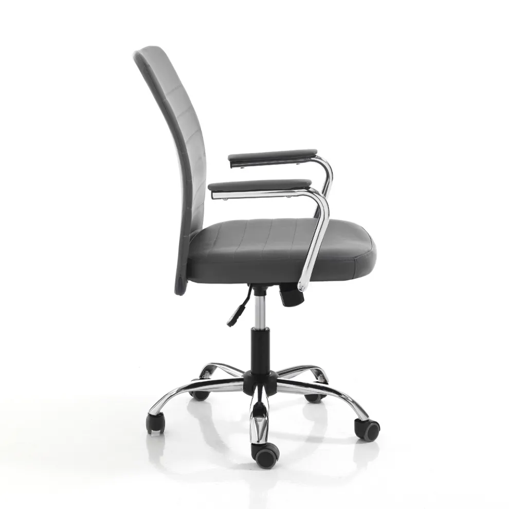 Leder-Bürosessel und verstellbarer Gaslift – Radon