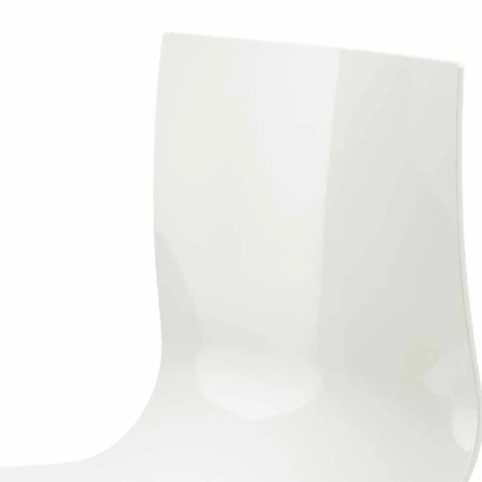 Bürostuhl mit Armlehnen aus Stahl und farbigem recyceltem Sitzdesign - Verenza