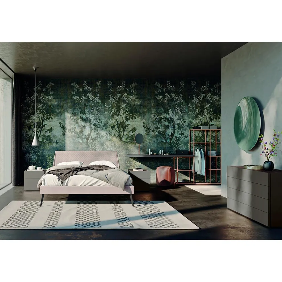 Schlafzimmer mit 4 modernen Designelementen Made in Italy - Electric