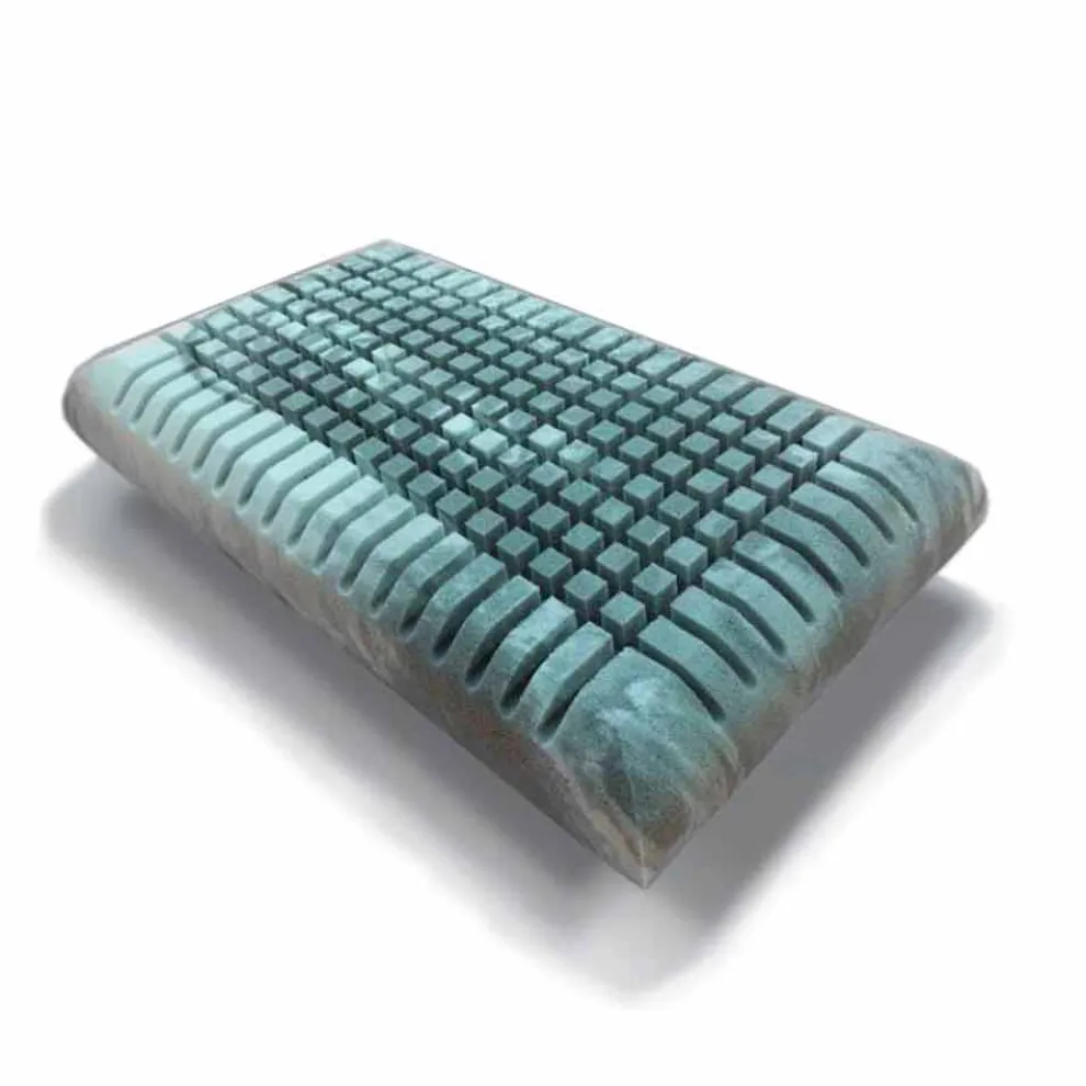 Ergonomisches Kopfkissen aus Memory Xform H 12 cm, 2 Stücke – Clementino