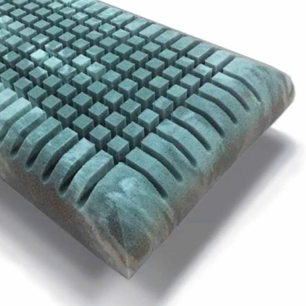 Ergonomisches Kopfkissen aus Memory Xform H 12 cm, 2 Stücke – Clementino