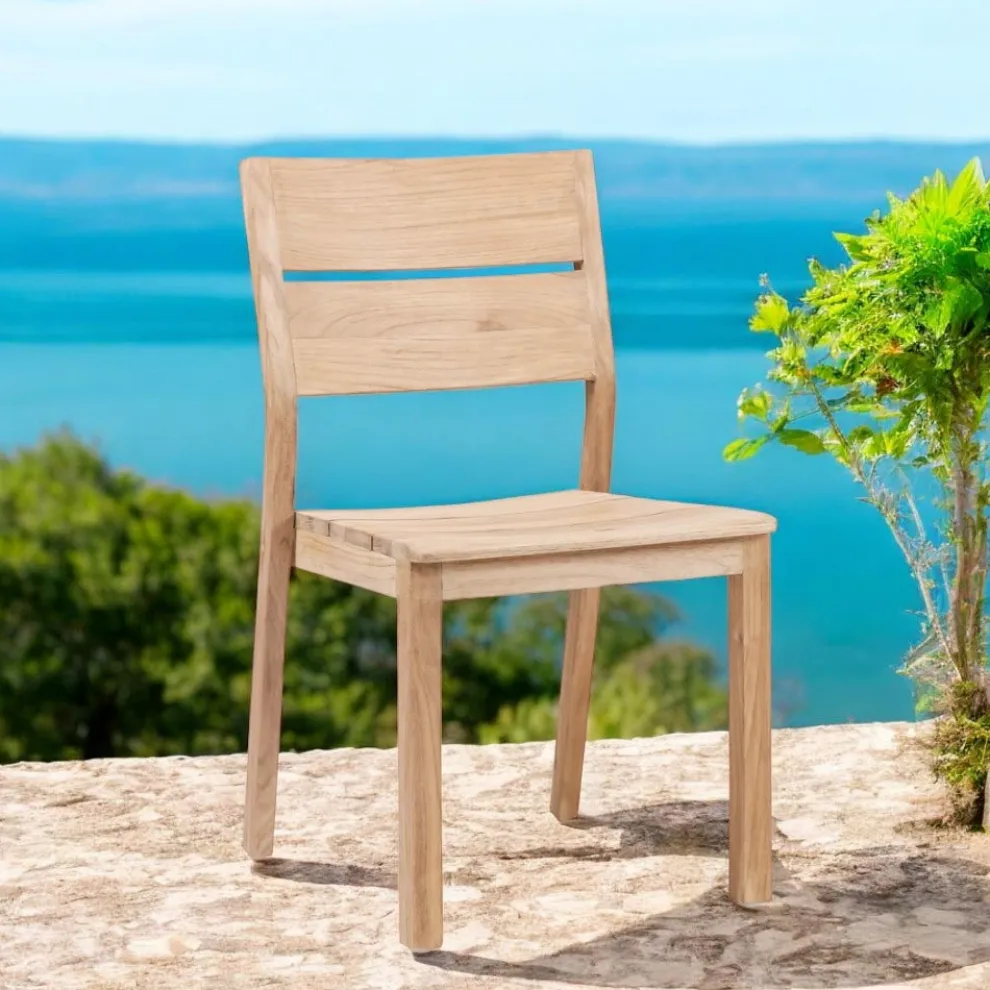 Gartenstuhl aus Teakholz - Marie