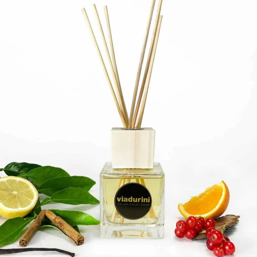 Mandarine und Zimt Raumduft 200 ml mit Stäbchen - Lamaddalena