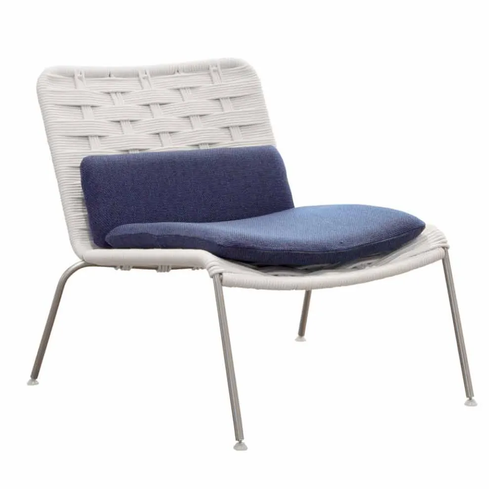 Gartensessel mit modernem Design im Seil Made in Italy - Madagaskar3