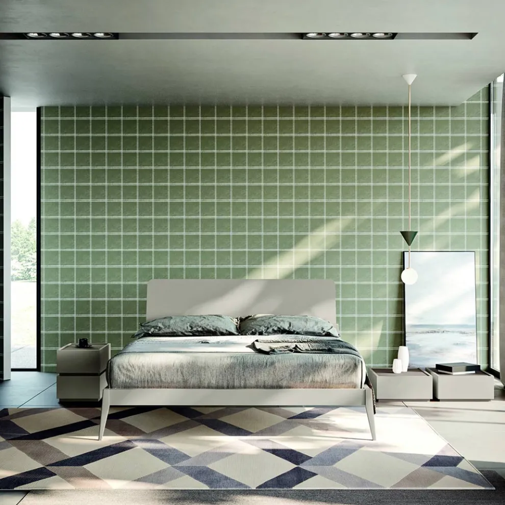 Modernes 5-Elemente-Schlafzimmer im modernen Stil Made in Italy - Melodia